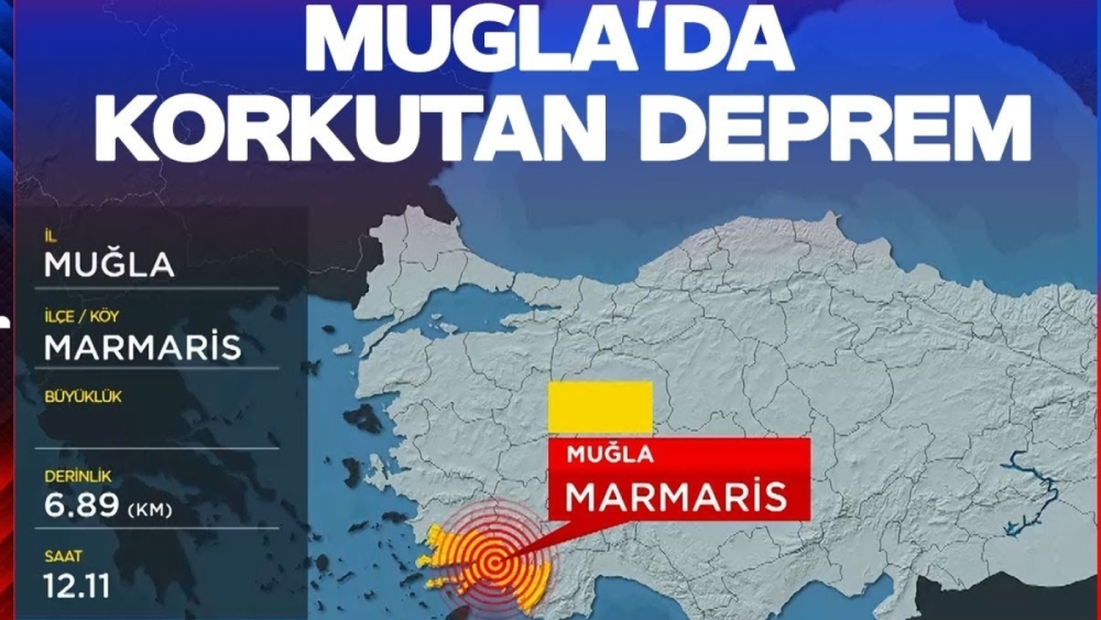 AFAD duyurdu! Muğla'da şiddetli deprem