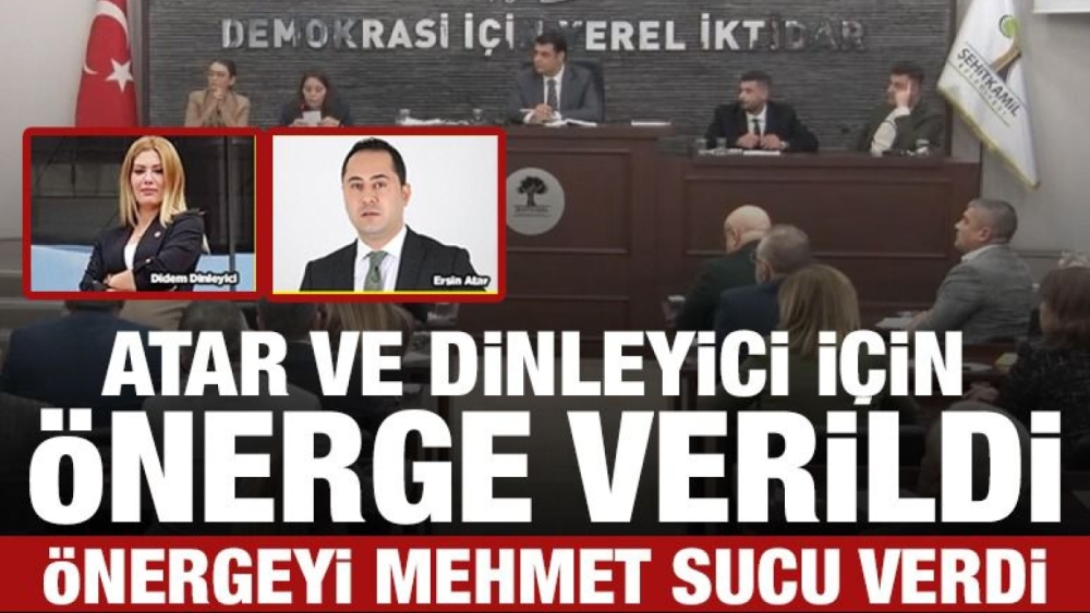 ŞEHİTKAMİL MECLİSİ İLGİNÇ GELİŞMELERE SAHNE OLUYOR! CHP'LİLER, CHP'LİLERİN KOMİSYON ÜYELİĞİNDEN DÜŞÜRÜLMESİNİ İSTEDİ; AK PARTİLİLER "OLMAZ" DEDİ!